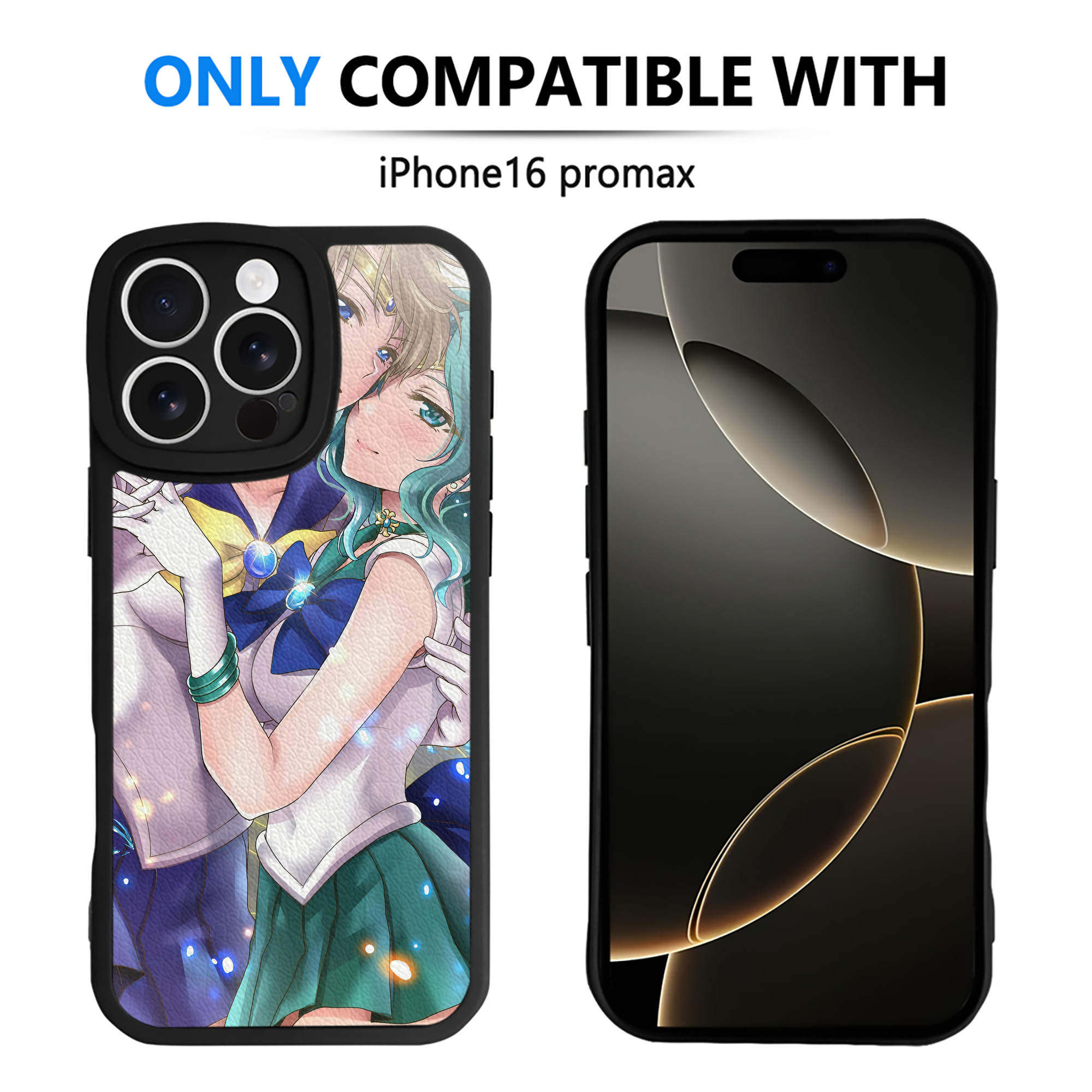（画像用） 美少女戦士セーラームーン Sailor Moon 【iPhone 16シリーズ対応】シリコンスマホケース（レザー調） 材質：シリコン